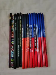 三菱鉛筆15本セット 鉛筆と赤青鉛筆