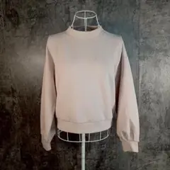 ✨GU✨ジーユー♡長袖トレーナー♡ベージュ♡着回し抜群♡シンプル(M)