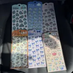 【24時間以内発送】ダイソー ぷくっとシール サンリオ 6種