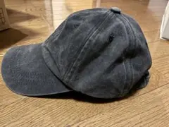 コットン製 無地 ベースボールキャップ ブラック