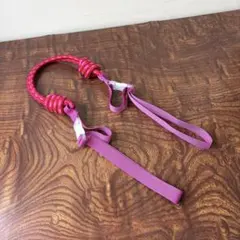 ボールアンドチェーン パラコード ショルダーストラップ ピンク