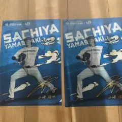 山﨑福也　クリアファイル２枚　えきねっと　ファイターズ