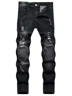 us uk drip 海外 ダメージ スキニー デニム