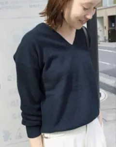 SLOBE IENA Vネックニット