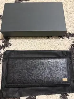 美品 ダンヒル dunhill 長財布 レザー 黒 13-26050120 - メルカリ