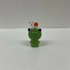 ガラス細工　カエルとカタツムリ