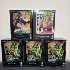 ドラゴンボール フィギュアセット ブロリー 神龍 桃白白 トランクス