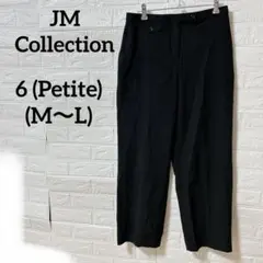 JM Collection テーパードパンツ 黒 【M～L】ストレッチ素材