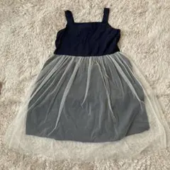 Bee ノースリーブワンピース 130 ネイビー