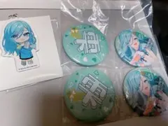 プロセカ セガラッキーくじ vol.7 F賞 日野森雫 缶バッジ 2点セット