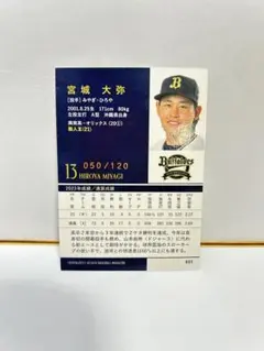BBM 2024 宮城大弥 オリックス・バファローズ
