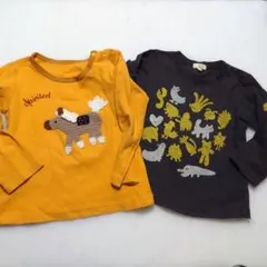 HusHush ほか長袖Tシャツ　2枚セット　90