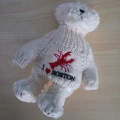I LOVE BOSTON ロブスター セーターの　 ぬいぐるみのサムネイル