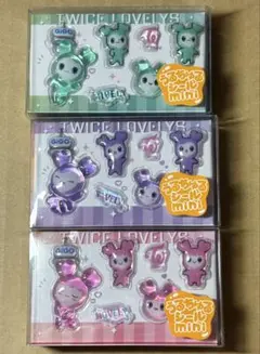 TWICE LOVELYS うるちゅるシール mini 3種セット ミサモ - メルカリ