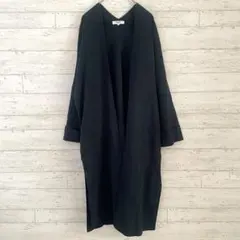 ナチュラルビューティーベーシック ボリューム カーディガン 【M】ロング ニット