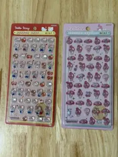 【正規品】ボンボンドロップシール★サンリオミニ・キティレッド＆マイメロ