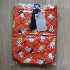 新品　ミッフィー シューズバッグ キルティング オレンジ