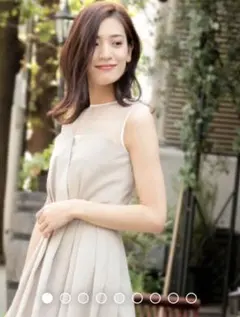 ビスチェ風ロングワンピース 結婚式 二次会 お呼ばれワンピース　最終値下げ