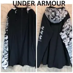 UNDER ARMOUR アンダーアーマー カモフラージュパーカー　アシメ　Y