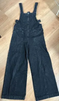 DIESEL ダークグレー デニムオーバーオール XS - メルカリ