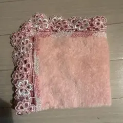 近沢レース チカザワレース タオル ハンカチ チェリーブラッサム ピーチ