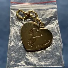 カナル4℃ ピーナッツ SNOOPY コラボ ハート チャーム キーホルダー