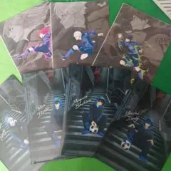 セブンイレブン限定　ブルーロック　ミニノート　ミニクリアファイル　７点セット