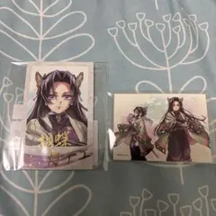 鬼滅の刃 C106 繋ぐ D賞 カナエ チェキ風ブロマイド & G賞 ステッカー
