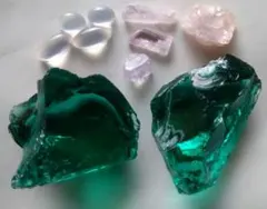 アンダラクリスタル グリーン クンツァイト ローズクォーツ パワーストーン