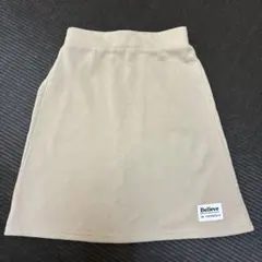 NICE CLAUP ベージュ カットソー スカート サイズ150？　140？のサムネイル