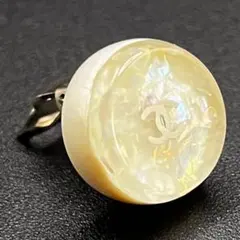 訳あり ヴィンテージ シャネル イヤリング ココマーク オーロラ 片耳のみ