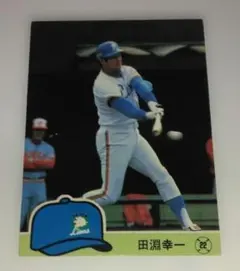 カルビー、プロ野球カード、1984年275番、中日ドラゴンズ、谷沢健一