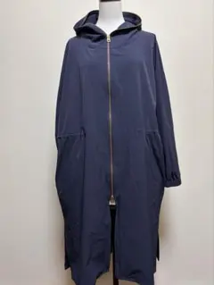 値下げ❗️KHA:KIナイロンフード付きコート＊サイズ1＊美品