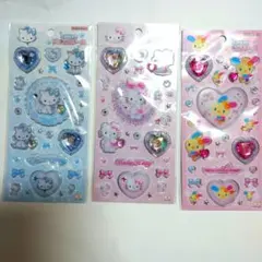 サンリオ　キラキラジュエルシール　3点セット　サンスター