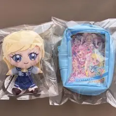 ひみつのアイプリ　ぬいぐるみ　みつき　カード風ポーチ　モーリーファンタジー限定