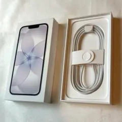 iPhone 17e【空箱】充電ケーブル付き スマホ アクセサリー ホワイト