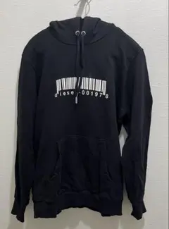 DIESEL ディーゼル バーコードモチーフ プルオーバーパーカー