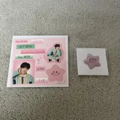 NCT WISH サクヤ ランダムトイ ステッカー 自筆イラストミニチャーム