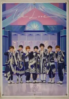 なにわ男子 アルバム 1st LOVE 3形態 ポスター缶バッチステッカー付き