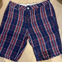 レイジブルーチェック柄 ショートパンツ ハーフパンツのサムネイル