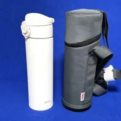 THERMOS サーモス真空断熱水筒　500ml ホワイト　キャリングケース付