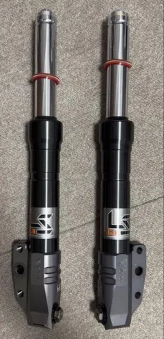 シグナス2〜3型用DYフロントフォーク RPM260mmディスクとキャリパー