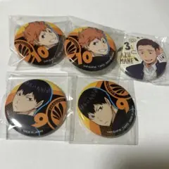 ハイキュー 烏野高校 缶バッジ セット 影山飛雄 日向翔陽 東峰旭