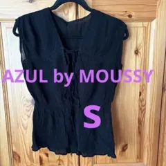 AZUL by MOUSSYノースリーブ黒チュニック
