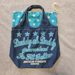 Daddy oh Daddy デニム トートバッグ 星柄のサムネイル
