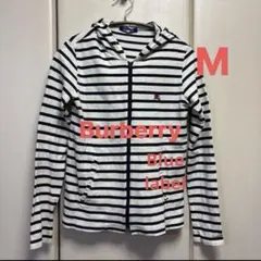 Burberry ブルーレーベル　ボーダー ジップアップパーカー Mのサムネイル