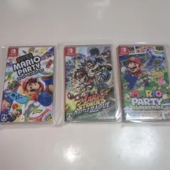 任天堂スイッチ マリオ3本セット マリオパーティなど