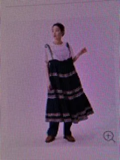 ネイビー ストラップ付きマキシドレス