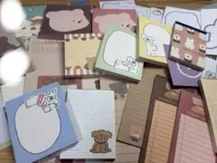 メモ帳 おすそ分け 50枚 韓国文具他 メモパッド バラメモ まとめ売り