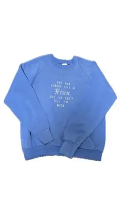 FRUIT OF THE LOOM 青 スウェット L